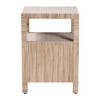 bali & pari Paine Woven Grasscloth 2 Drawer Nightstand Natural - 4 of 4