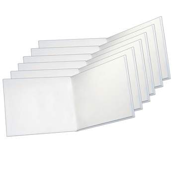 Ashley Productions ASH10700 Hardcover Blank Book, 6 Wide, 8 Length, White  : Office Products 