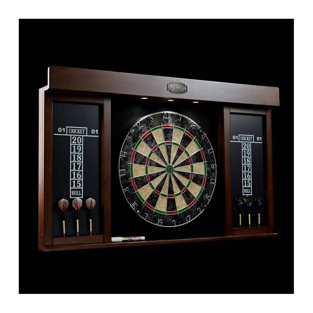 Photos - Darts Thornton 40" Dart Board Cabinet with LED Lights