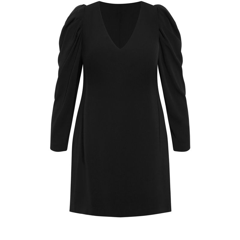 Women's Plus Size Katalina Dress - black | AVENUE, 5 of 7