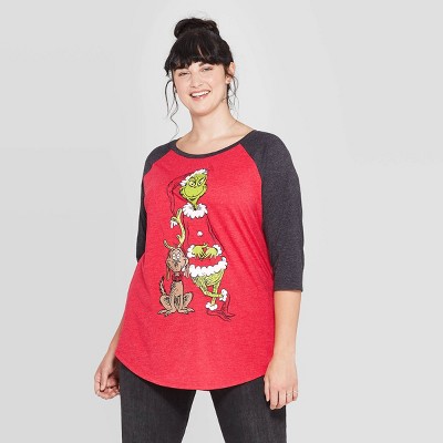 grinch raglan shirt