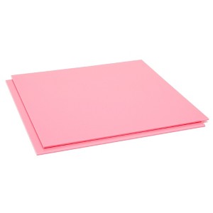 Okuna Outpost 2-Pack 12x12-Inch Opaque Acrylic Plexiglass Sheet Measuring 11.75x11.75 Inches, 3mm Thick Square Acrylic Panels, Pink - 1 of 4