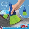 Lola Products Whisk Broom, Hand Brush, Durable Bristles, Whisks Away Dirt & Debris, Compact, Hang Hole for Easy Storage, Indoor/Outdoor, 2 Pack - 2 of 3
