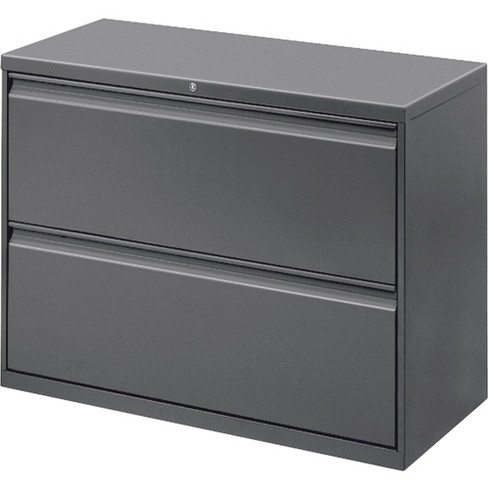 Lorell Lateral File 2 Drawer 42 X18 5 8 X28 1 8 Charcoal 60440 Target