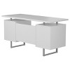 PAGED 47.25" L Home Office Desk Reversible Computer Desk with Storage Drawers and File Cabinet for Office - 4 of 4