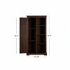 NicBex 74.4 Inch Kitchen Pantry Storage Cabinet with Adjustable Shelves for Dining Room,Bathroom,Kitchen - 3 of 4
