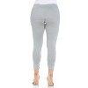 24seven Comfort Apparel Women's Plus Comfortable Ankle Length Leggings - 3 of 4