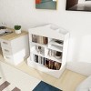 Book Rack Modern with Open Shelves and Toy Bin for Kids Room 31.5in Wide - 3irtyhousy - 3 of 4
