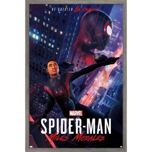 Trends International Marvel's Spider-Man: Miles Morales - Pose Framed Wall Poster Prints - 1 of 4