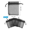 Unique Bargains Drawstring Mini Gift Candy Christmas Party Wedding Organza Bags 50 Pcs - 2 of 4