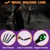 Joyfy Halloween Vintage LED Witch Staff Cane, Light Up Magic Walking Cane Prop Stick Accessory for Halloween Dress Up Party Favors - 2 of 4