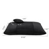 Bean Bag Lounger Modern with Removable Cover for Living Room and Dorm 51.97in Wide-3irtyhousy - 4 of 4
