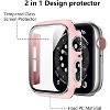 Worryfree Gadgets Bumper Case with Screen Protector for Apple Watch 38mm, White/Silver - 2 of 4