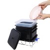 VYNXARIA Worm Farm Composting Bin, 4 Tray Worm Compost Bin- for Recycling Food Waste at Home - 3 of 4
