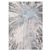 Modern Abstract Rug Indoor Washable Throw Floor Carpet Low Pile Stain Resistant Accent Rug - 2 of 4