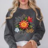 Simply Sage Market Women's  Garment Dyed Graphic Sweatshirt  Winter Plants - 2 of 3