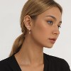 14K Gold Plated Earring Set for Multiple Piercings - Dainty Hypoallergenic Cartilage Studs - 3 of 4