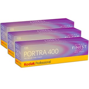 Kodak Professional Portra 400 Color Negative Film 35mm Roll Film, 36 Exposures - 3pk - 1 of 2