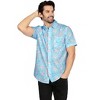 Tipsy Elves Patriotic Shirts for Men - USA Short Sleeve Button Up American Flag Shirts for Men for 4th of July - 4 of 4