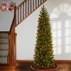 Prelit Slim Feel Real Downswept Douglas Fir Artificial Christmas Tree Clear Lights - National Tree Company - image 2 of 4