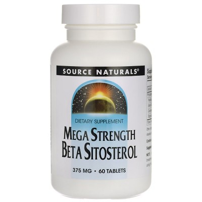 Source Naturals Dietary Supplements Mega Strength Beta Sitosterol 375 mg Tablet 60ct