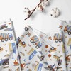 Bacati - Construction Multicolor Boys Cotton Crib/Toddler Boys Cotton Crib Skirt - 2 of 4