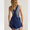 Summer Overall for Women Denim Shortall Demin Romper with Pocket Adjustable Strap Denim Jumpsuits Bib Shorts Denim Jumper - 2 of 4