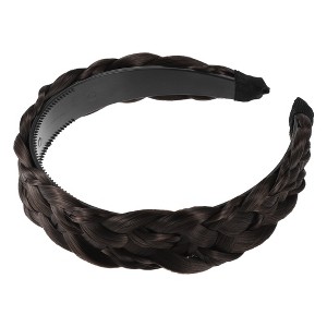 Unique Bargains Women's Headband 1.5" Wide 1 Pc - 1 of 4