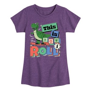 Girls' - Disney - Toy Story Fitted Short Sleeve Graphic T-Shirt - 1 of 4