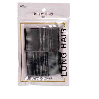 scunci Extra Long Bobby Pins Black - 48pk