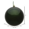 Vickerman Moss Green Ball Ornament - image 2 of 4