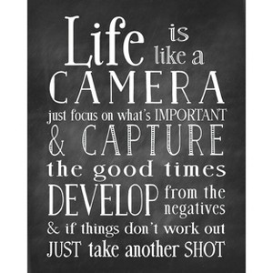 Poster Master Life Is Like A Camera - 1 of 2