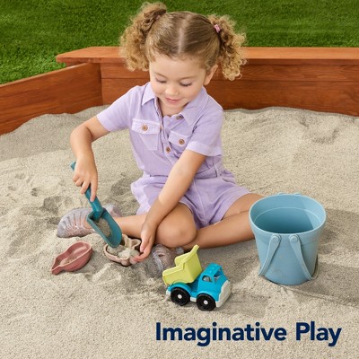 Large Brown Wooden Octagonal Sandbox with Benches and Cover