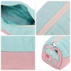 Unique Bargains 1 Pc Embroidered House Style Drawstring Makeup Bag for Vacation Corduroy - 3 of 4