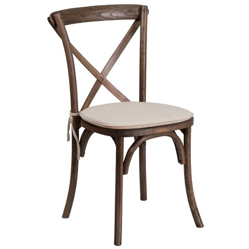 223 Wooden Chair with Seat Cushion, Chairs