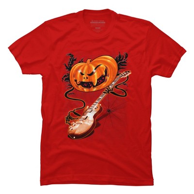 Men's Design By Humans Pumpkin Rocker By cashfish T-Shirt