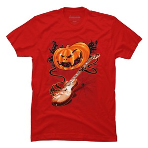 Men's Design By Humans Pumpkin Rocker By cashfish T-Shirt - 1 of 4