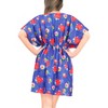 LA LEELA Women's Beachwear Halloween Dress Summer Swim Beach Cover Ups for Swimwear Women Swimsuit Coverups for Women X-Large-XX-Large Blue, Hearts - 4 of 4