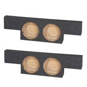 QPower Non HD Crew Cab Dual 10" Subwoofer Box  (2 Pack) - 1 of 4