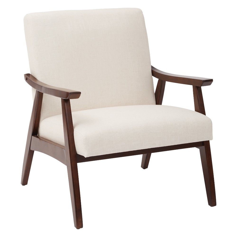 Davis Upholstered Armchair Linen - Ave Six