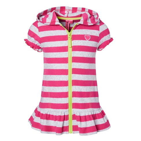 Girls terry discount swim cover up