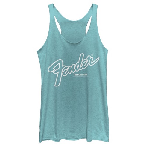 Women's Fender Telecaster Logo Racerback Tank Top : Target