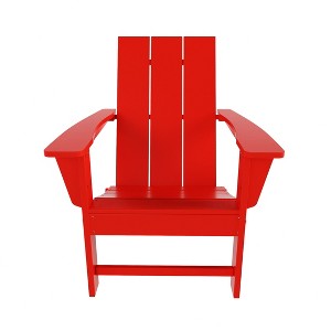WestinTrends Ashore Modern Outdoor Patio Folding Adirondack Chair - 1 of 4