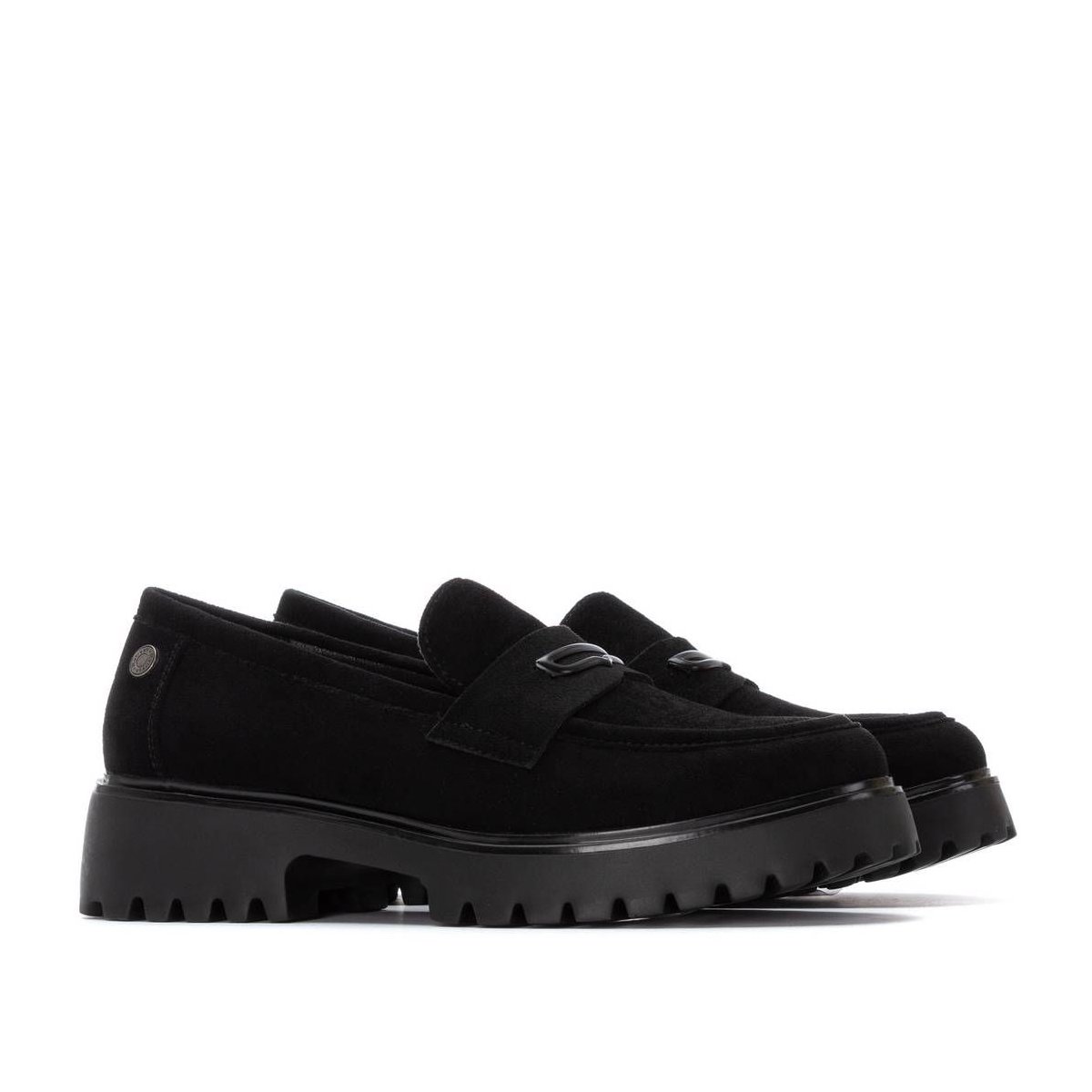 Обувь Refresh Shoes Women's suede moccasins 173012 BLACK 6 — фото 5