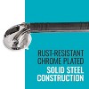 HealthSmart 12 in Suction Grab Bar, Bathroom Safety, Color Indicator, Chrome - 4 of 4