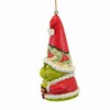 Jim Shore 4.25 In Grinch Gnome Holding Ornament Ornament Dr. Seuss Tree Ornaments - 3 of 3