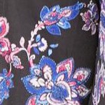 black paisley floral