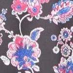 black paisley floral