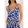 Petal and Pup Womens Kiki Wide Leg Jumpsuit - Blue XS - 3 of 4