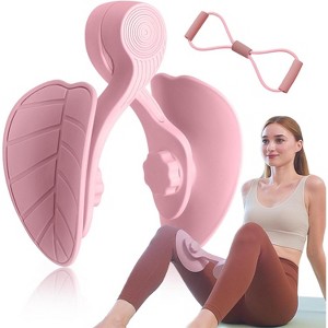 Thigh & Hip Toner for Women, Figure 8 Resistance Band for Inner Thigh Shaping and Kegel Exercise Trainer - 1 of 4